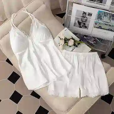 桔内 冰丝薄款睡衣套装 女款