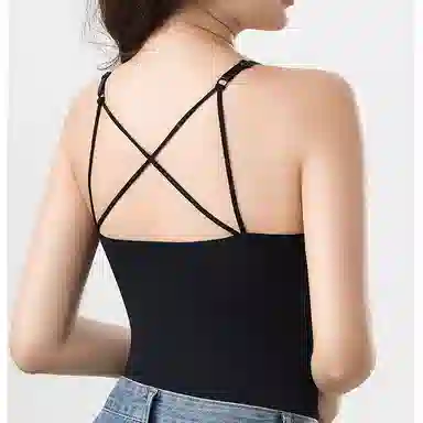 桔内 薄款抹胸防走光无痕夏季吊带 女款