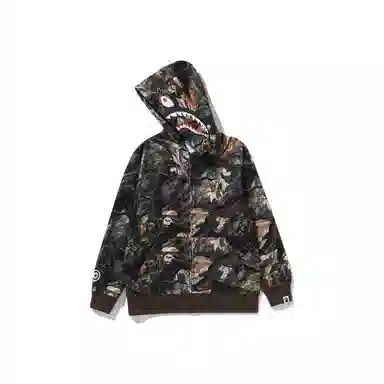 A Bathing Ape FW25 Shark Hoodie Camo