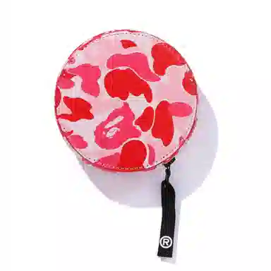 A BATHING APE Shark Round PU Wallet