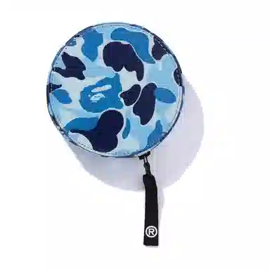 A BATHING APE Shark Round PU Wallet