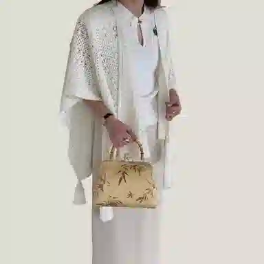 北极绒 纯色波西米亚风披风拍照外搭斗篷 披肩 女款