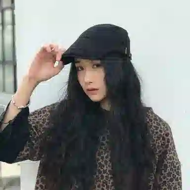 北极绒 小众纯色时尚洋气前进帽日系复古简约百搭大头围显脸小 棉 贝雷帽 男女同款情侣款