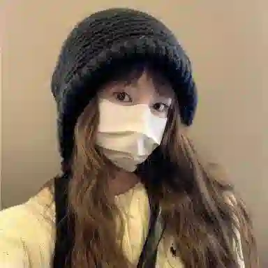 北极绒 巴拉克拉法帽秋冬百搭保暖护耳大头围针织 聚酯纤维 绒线帽 男女同款情侣款