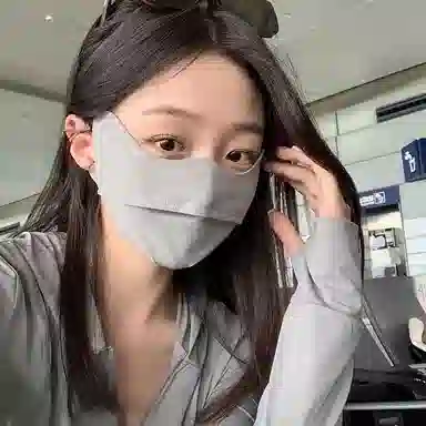 北极绒 护脸护眼角潮流时尚高颜值薄款透气可水洗户外骑行出游必备 聚酯纤维  防晒面罩  男女同款情侣款