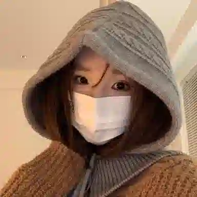 北极绒 简约纯色巴拉克拉法帽冬秋一体帽保暖包头护耳针织加厚百搭 腈纶 斗篷帽 女款