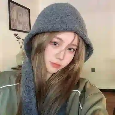 北极绒 巴拉克拉法帽秋冬季韩版显脸小围巾一体保暖护耳 涤纶 绒线帽 女款