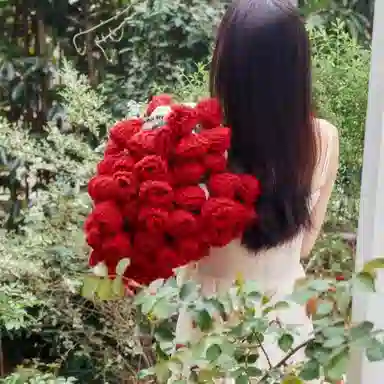 北极绒 爆款【成品】潮流时尚圆形手工花束毯浪漫多功能盖毯 腈纶 披肩 男女同款情侣款