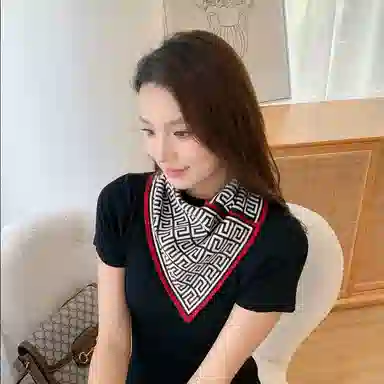 北极绒 韩版三角围巾秋冬保暖护颈 防寒高级感加厚脖套 围脖 男女同款情侣款