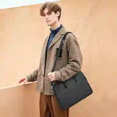 GOLF Briefcase Grey Black