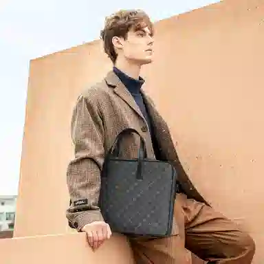 GOLF Briefcase Grey Black