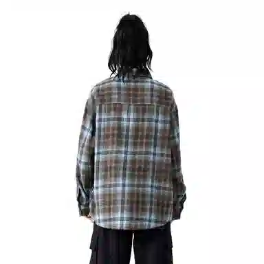 Doraemon Vintage Plaid Shirt