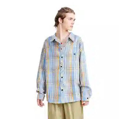 Doraemon Vintage Plaid Shirt