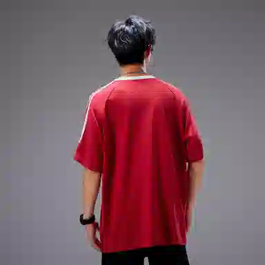 A.X.S.K Striped Oversized Pullover Tee