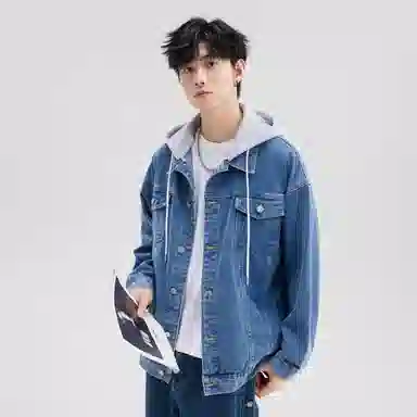 A.X.S.K Vintage Detachable Hood Jacket Set