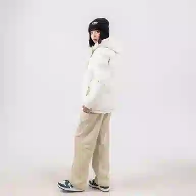 A.X.S.K Fleece Lined Reflective Hoodie Coat