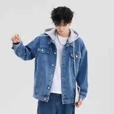 A.X.S.K Vintage Detachable Hood Jacket Set