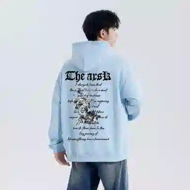 A.X.S.K Vintage Cross Rose Hoodie Set