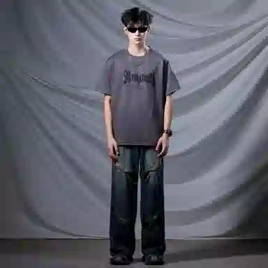 A.X.S.K Vintage Gothic Suede Set