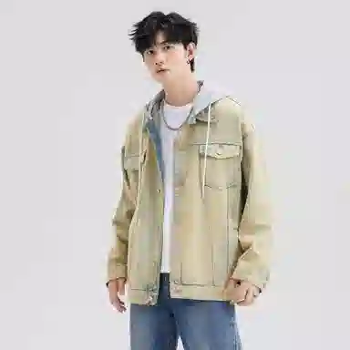 A.X.S.K Vintage Detachable Hood Jacket Set