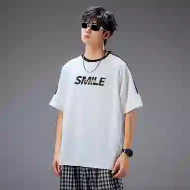 A.X.S.K Striped Oversized Pullover Tee