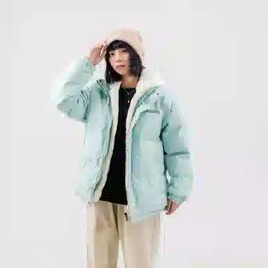 A.X.S.K Fleece Lined Reflective Hoodie Coat