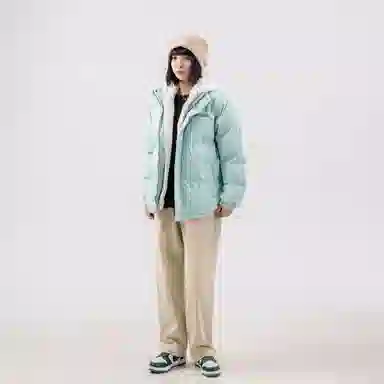 A.X.S.K Fleece Lined Reflective Hoodie Coat