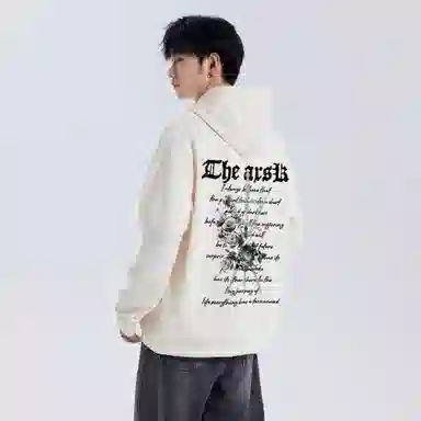 A.X.S.K Vintage Cross Rose Hoodie Set