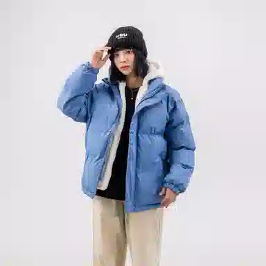 A.X.S.K Fleece Lined Reflective Hoodie Coat