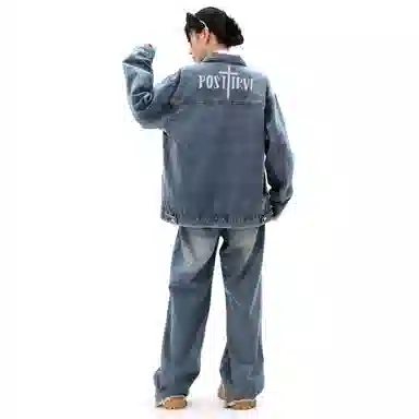 A.X.S.K Vintage Cross Denim Set