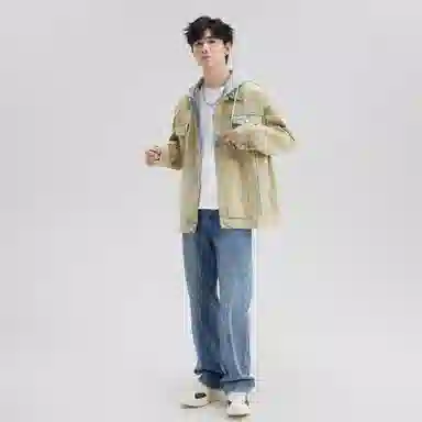 A.X.S.K Vintage Detachable Hood Jacket Set