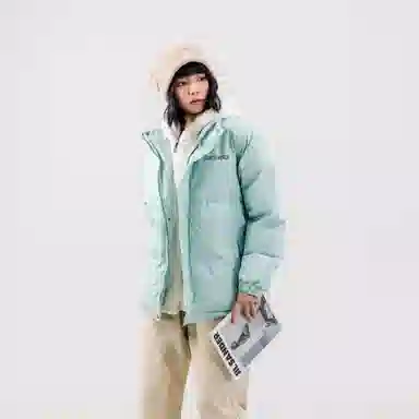 A.X.S.K Fleece Lined Reflective Hoodie Coat