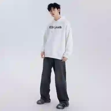 A.X.S.K Vintage Cross Rose Hoodie Set