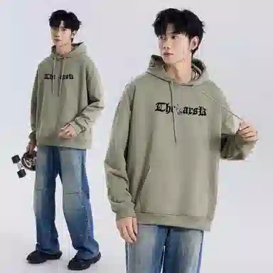 A.X.S.K Vintage Cross Rose Hoodie Set