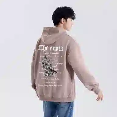 A.X.S.K Vintage Cross Rose Hoodie Set