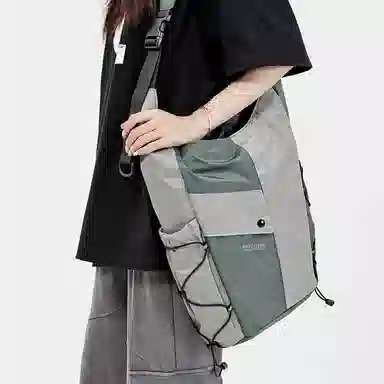 MYEDITION Y2K Dark Street Bucket Bag