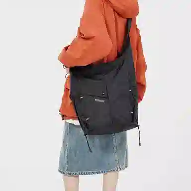 MYEDITION Y2K Dark Street Bucket Bag