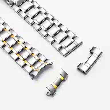 万晨 手表表带钢带男女不锈钢表带 金属蝴蝶扣适用天梭 卡西欧 天王 浪琴 美度 西铁城精钢手表链