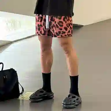 物质公式 美式复古高街不过膝三分裤撸铁健身运动跑步透气网口舒适柔软透气篮球裤 男女同款