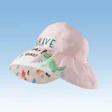 浪莎 贝壳大帽檐韩版太阳帽帅气渔夫鸭嘴 薄款 防晒帽 儿童款