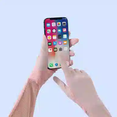 浪莎 夏季防紫外线遮阳透气薄款手套护袖一体开车骑行练车冰袖 防晒袖 女款