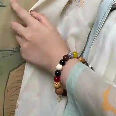 彗时 灵隐寺十八籽国风新中式锦鲤考试考试上岸佛珠招财纳福复古国潮香灰六字箴言转运珠 菩提子/菩提籽 手串 男女同款情侣款