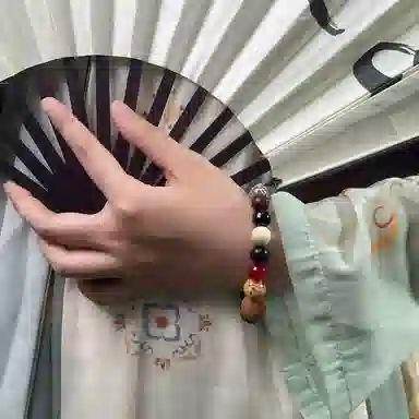 彗时 灵隐寺十八籽国风新中式锦鲤考试考试上岸佛珠招财纳福复古国潮香灰六字箴言转运珠 菩提子/菩提籽 手串 男女同款情侣款