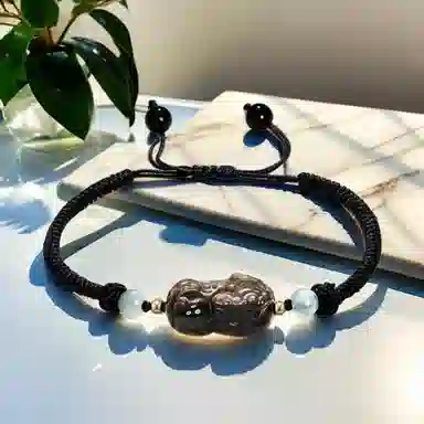 彗时 招财貔貅 水晶 手链 男女同款情侣款