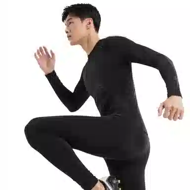 李质造 一体织专业亲肤柔软吸湿排汗健身衣压缩衣 男女同款