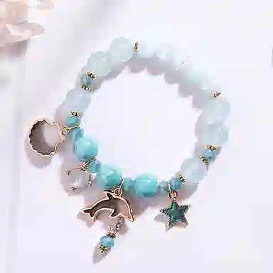 饰伴 为爱而生系列 海洋之星可调节 陶瓷 水晶 手链 女款