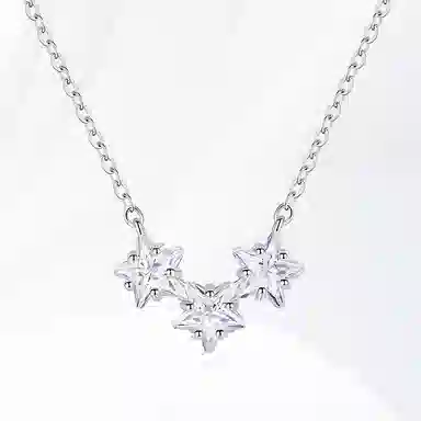 饰伴 小星星项链 一颗一颗亮晶晶轻奢小众 轻奢项链 小众锁骨链 女款