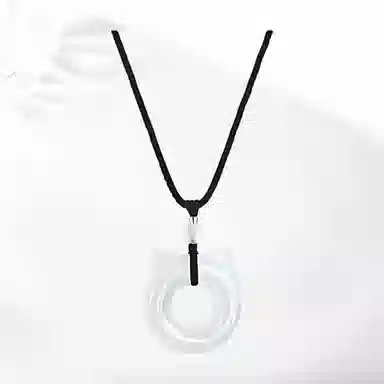 饰伴 狗头平安扣吊坠骨头可爱吊坠骨链项坠#好运 菩提根 项链 男女同款情侣款