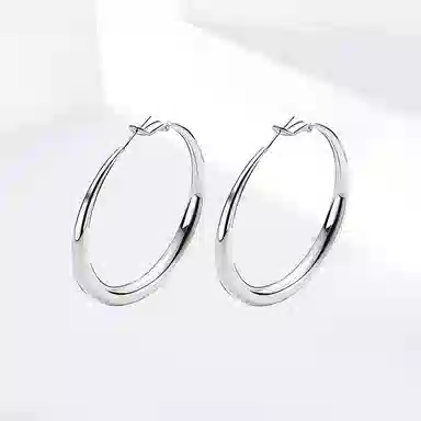 饰伴 圆圈新中式国潮轻奢时尚高级浪漫 小众独特众设计日常百搭 #好运 合金 耳环 女款