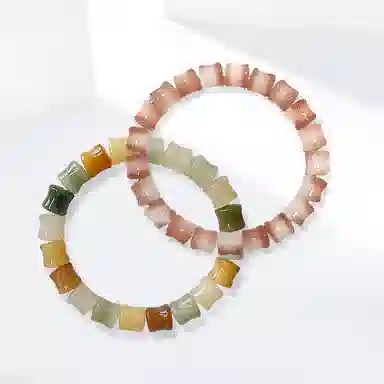 饰伴 翠竹清韵  高级 通勤小众中式 温柔精致优雅风格设计 菩提根 手串 男女同款情侣款